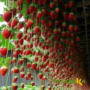 Клубника ампельная Анастасия купить по цене от 370р. в интернет-магазине «Посадика» с доставкой почтой в в Еманжелинске и по всей России – [изображение №1].